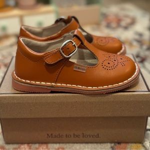 L’ Amour Ollie T-Strap Leather Mary Jane